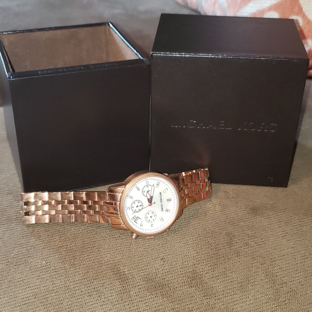 Michael Kors Rose Gold Watch